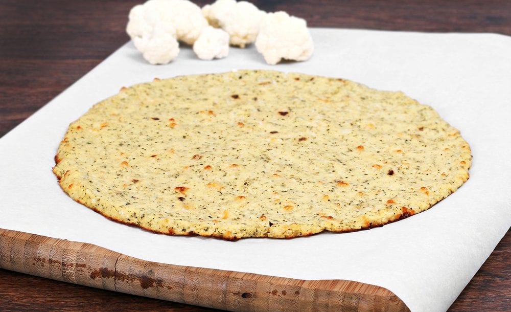 cauliflower keto pizza