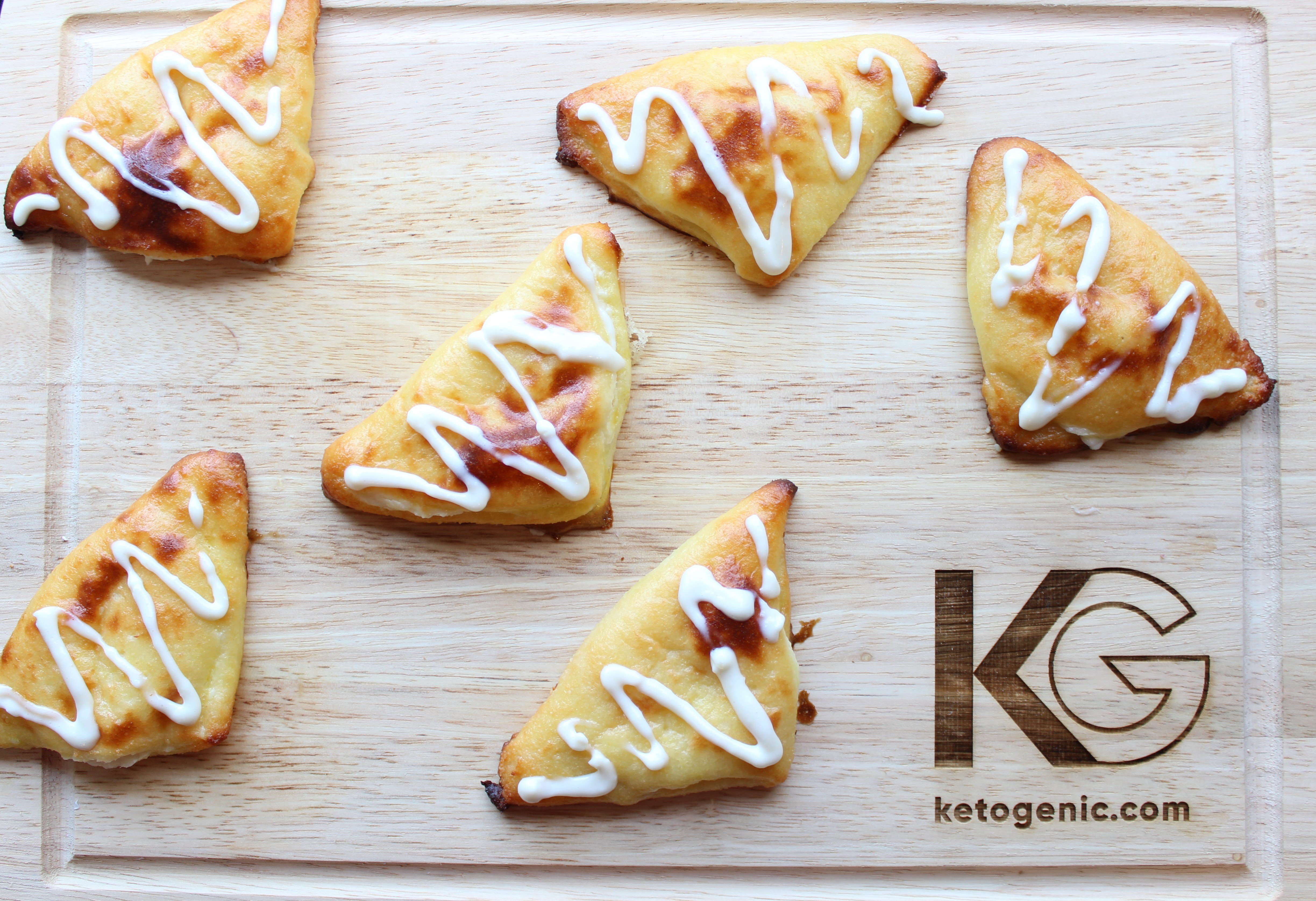Keto Raspberry Turnovers