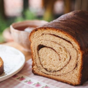 benefits of flax seed- cinnamon swirl bread