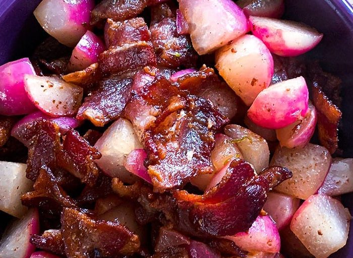 keto potatoes and bacon