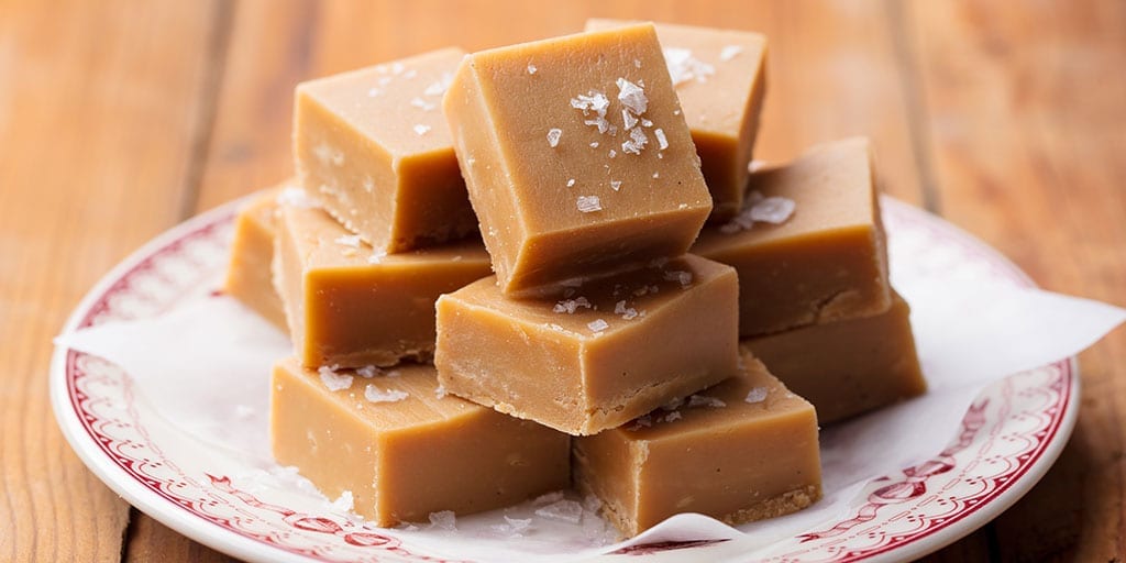 vegetarian keto Salted Butter Fudge