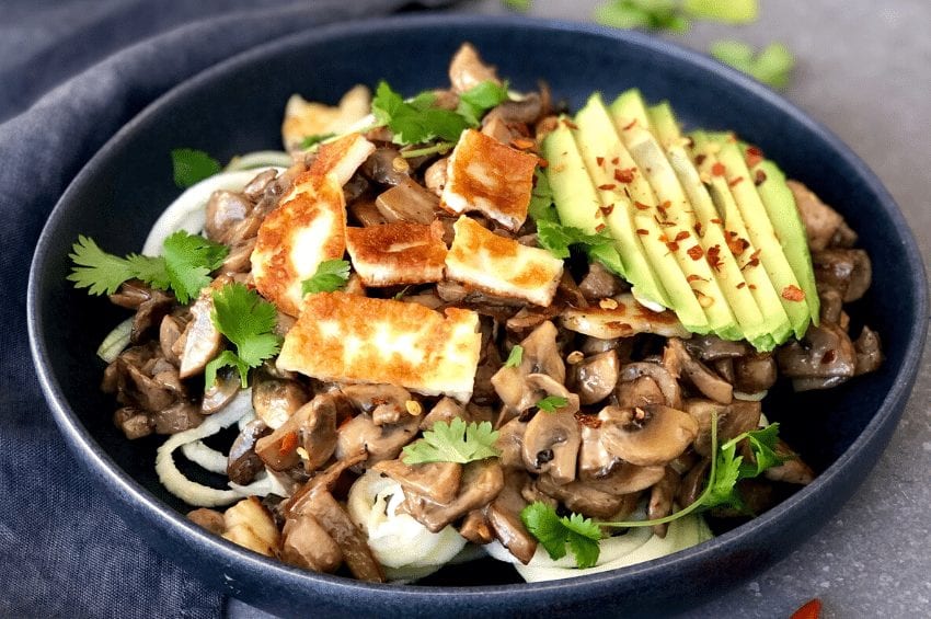 keto mushroom pasta