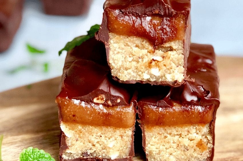 cookie dough keto snickers bar