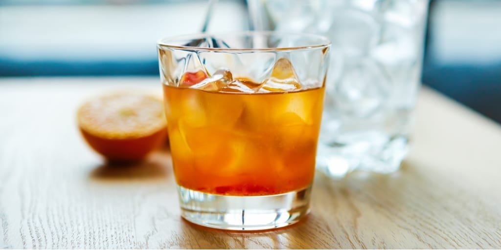 keto peach tea bourbon