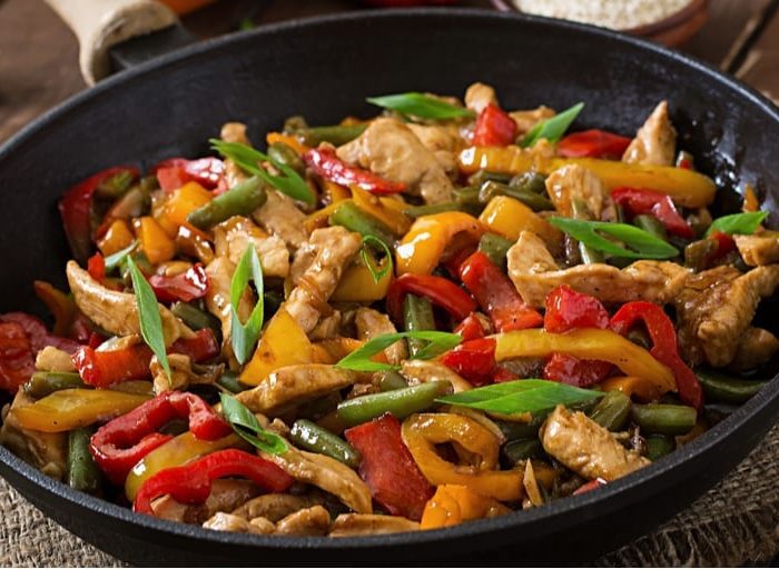 keto chicken stir fry