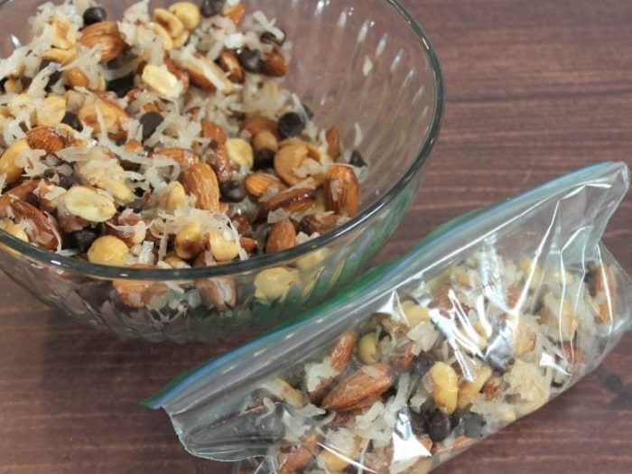 Trail mix makes a good keto snack