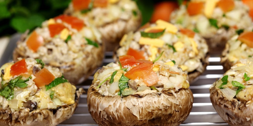 keto stuffed mushrooms