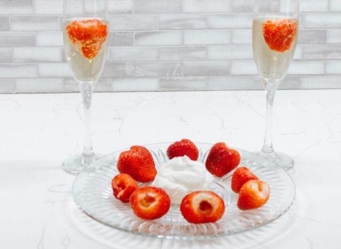 keto strawberries and cream
