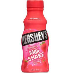 Hershey's Ready-To-Drink MilkShakes, Strawberry