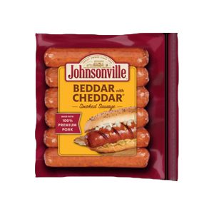 Smoked Pork & Beef Sausage, with Cheddar Cheese