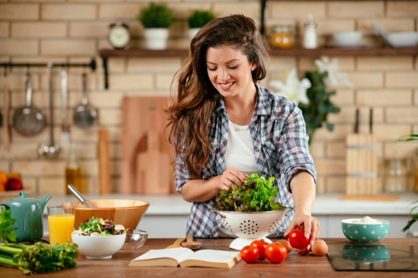 Making an easy low carb meal for the family