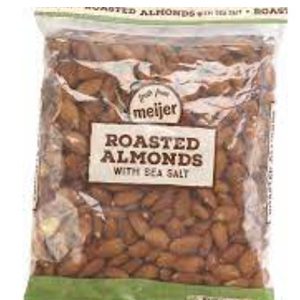 Organic Roasted Almonds With Sea Salt