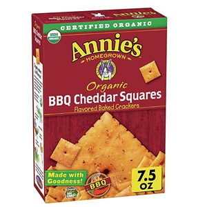 Organic Bbq Cheddar Squares