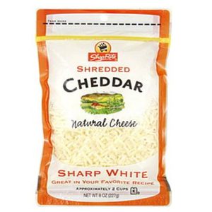 Shredded Sharp White Cheddar Cheese