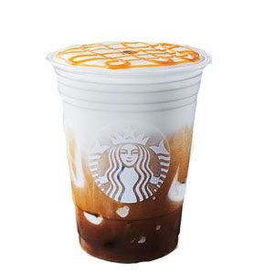 Starbucks Blonde Cinnamon Cloud Macchiato with whole milk