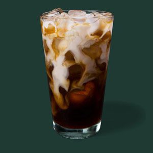 Starbucks Iced Coffee with Soy Milk, sweetened