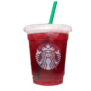 Starbucks Passion Shaken Unsweetened Iced Tea