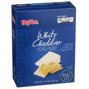 White Cheddar Baked Cheese Crackers