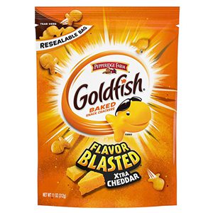 Xtra Cheddar Flavor Blasted Goldfish Cracker