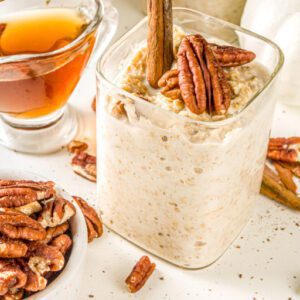 maple pecan keto oatmeal (benefits of flax seed)