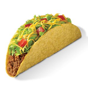 Beef Crispy Taco without Cheddar Cheese