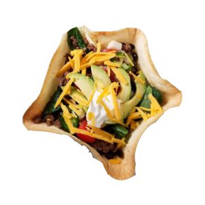 Beef Taco Salad without Cheddar Cheese