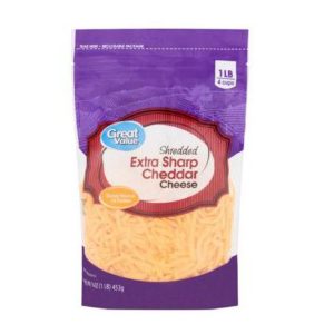 Cheddar, Extra Sharp, Shredded