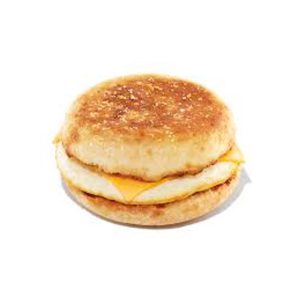 Cheddar Two Egg Sandwich on Plain Bagel