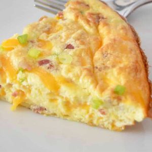 Cheddar & Bacon Crustless Quiches