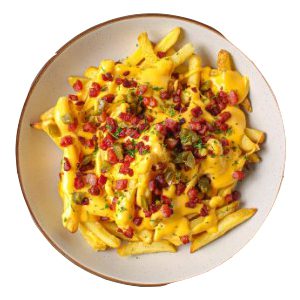 Cheese Fries with Bacon & Cheddar Cheese Sauce, small