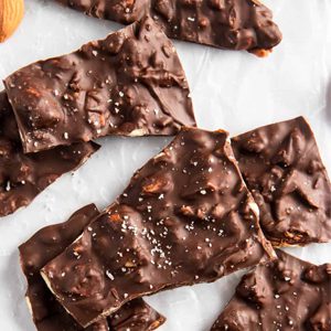 Dark Chocolate Thins with Almond And Sea Salt