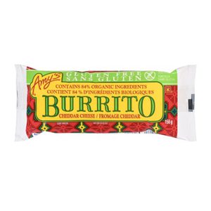 Gluten Free Cheddar Cheese Burrito, frozen