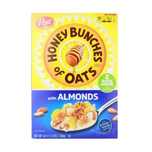 Honey Bunches of Oats Cereal, with Almonds, dry