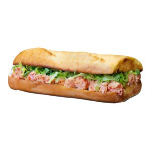 Lobster & Seafood Sub, on Regular (8") Jalapeno Cheddar Sub