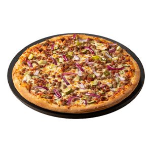 Medium 12" Thin Crust Bacon Cheddar Cheeseburger Pizza