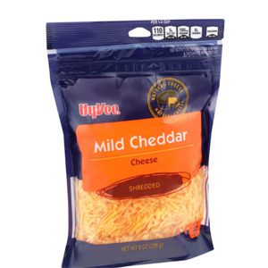 Mild Cheddar Cheese, Shredded