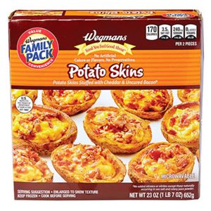 Loaded Cheddar Bacon Potato Skins Frozen Macros Ketogenic
