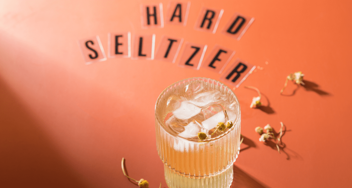 Pumpkin spice hard seltzer