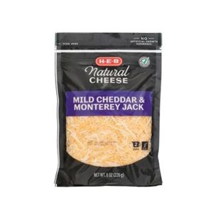 Shredded Blend Of Mild Cheddar And Monterey Jack Cheesee