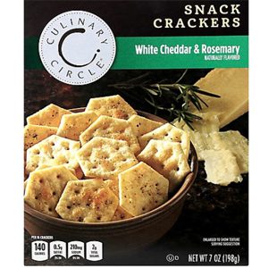 Snack Crackers, White Cheddar & Rosemary