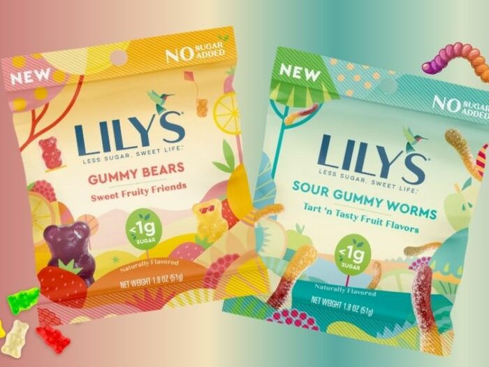 Lily's keto gummies packaging