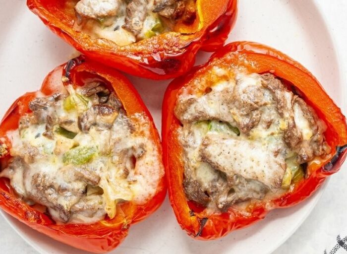 philly cheesesteak stuffed peppers