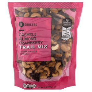 Cashew Cranberry Almond Trail Mix