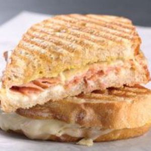 Gourmet Ham & Cheddar Melt Panini