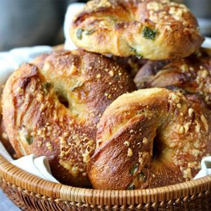 Jalapeno Cheddar Bagel