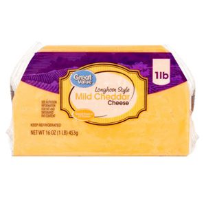 Longhorn Style Cheese, Mild Cheddar