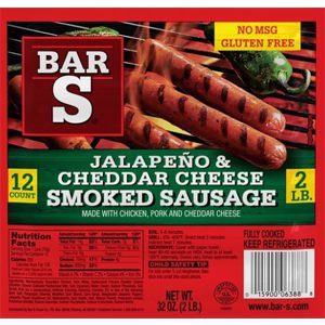 Meatless Sausages, Jalapeno Cheddar, refrigerated