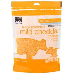 Mild Cheddar Cheese, Fancy Shredded