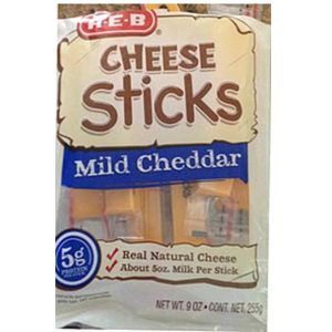 Organics Mild Cheddar Cheese Sticks