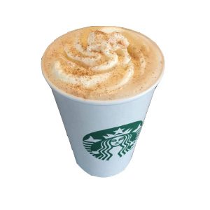 Starbucks Cinnamon Dolce Latte with nonfat milk, without whipped cream